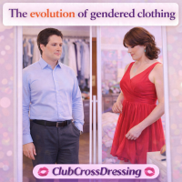 The evolution of gendered clothing