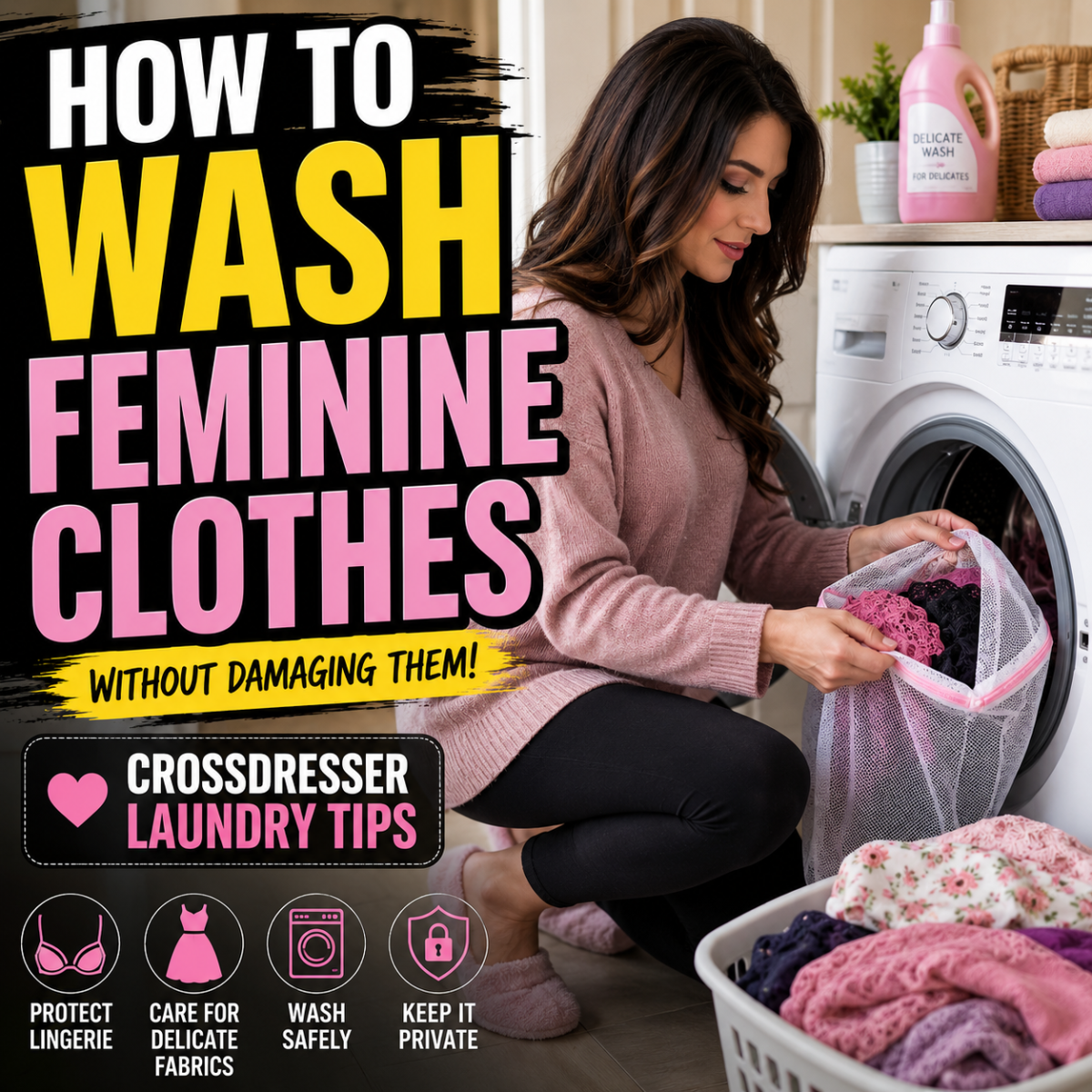 How to Wash Feminine Clothes Properly