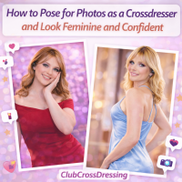 How to Pose for Photos as a Crossdresser and Look Feminine and Confident