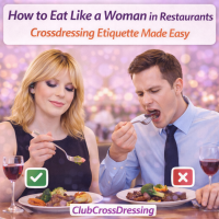 How to Eat Like a Woman in Restaurants (Crossdressing Etiquette Made Easy)
